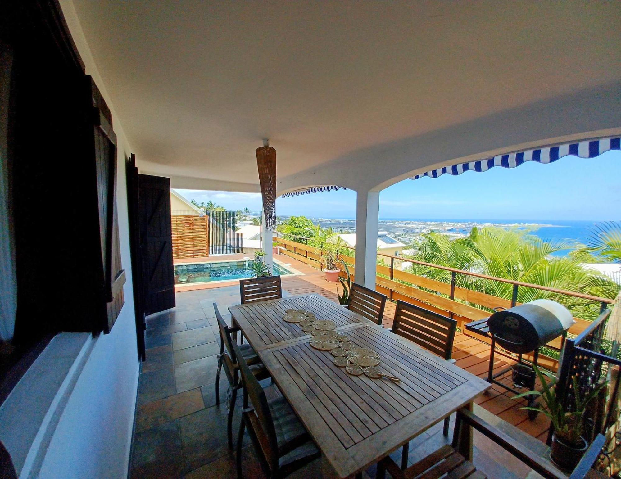 Villa Havre De Paix ,Vue Sur L'Ocean La Possession Esterno foto